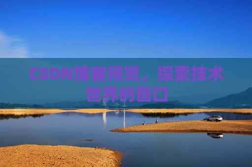 CSDN博客预览，探索技术世界的窗口